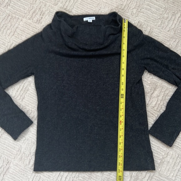 STANDARD James Perse long sleeve cowl top in charcoal grey 
Size 2/ small-medium - Picture 14 of 15